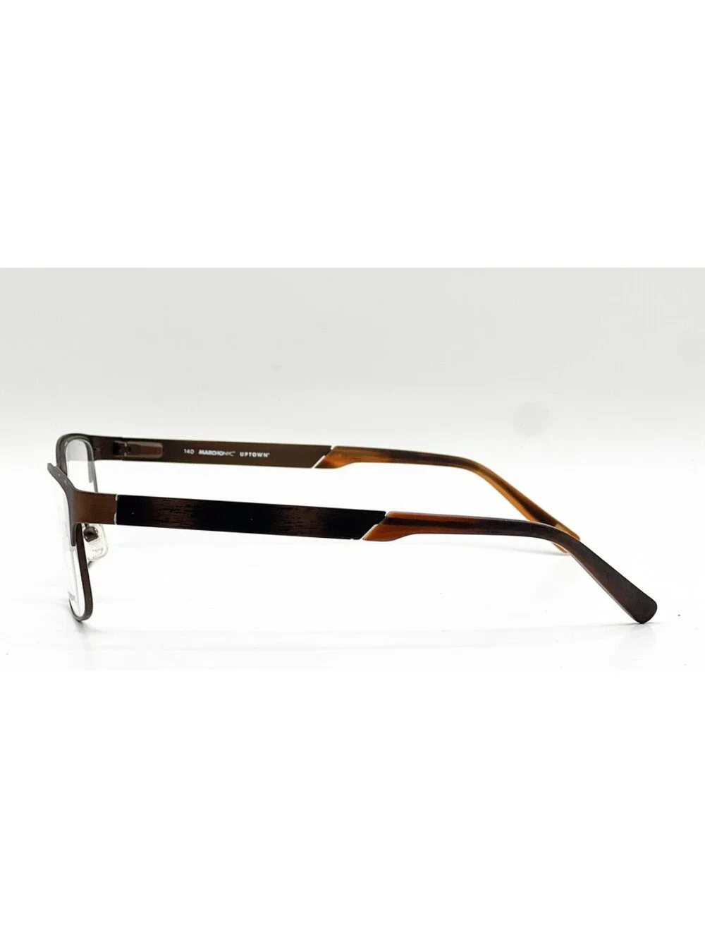 Marchon Nyc Public 210 Brown Authentic Eyeglasses 54-17-140
